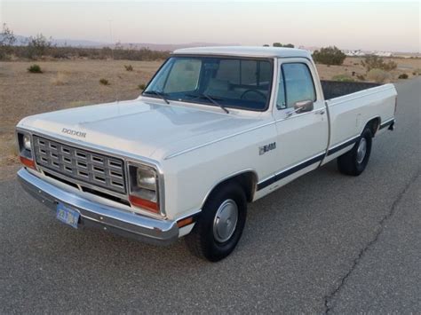1983 Dodge Ram D150 Royal 4 Speed Manual Rust Free Solid V8 So
