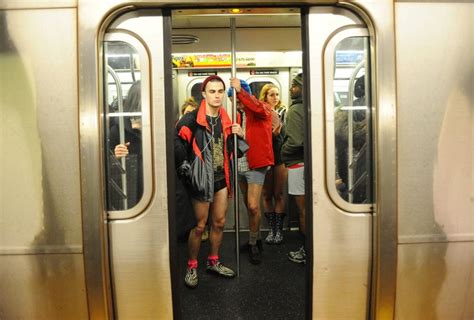 Photos Subway Riders Go Pantless New York Post