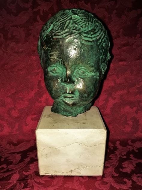 Bust Of Young Boy Special Plaster And Iron Oxide Brushed Catawiki