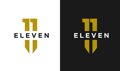 Premium Vector Eleven Initial Number 11 Icon Design Logo Minimal