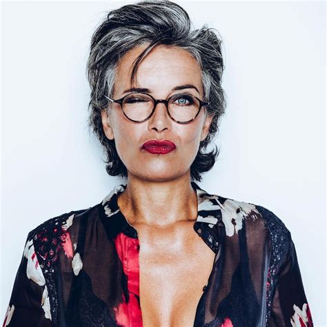 30 Fabulous Hairstyles For 50 Year Old Woman With Glasses Grey Hair And Glasses Grey Hair