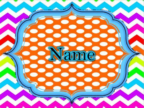 Bright Classroom Labels Teaching Resources