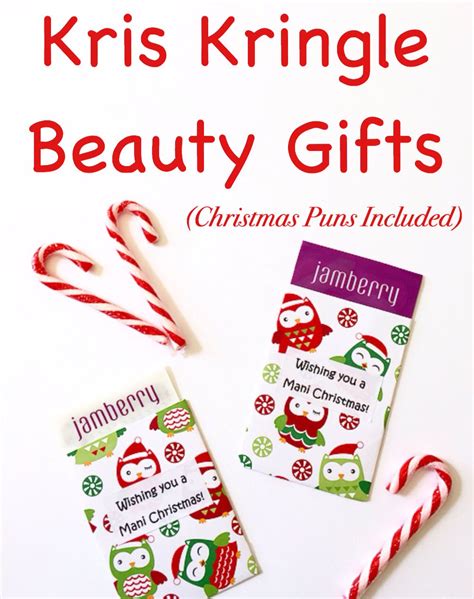 Make your gift meaningful & memorable by personalizing it. 7 Kris Kringle Beauty Gift Ideas With Christmas Puns ...