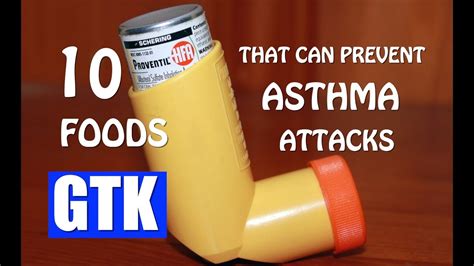 Support you in excluding certain foods or food groups for a while, and reintroducing them safely to see which foods trigger asthma. 10 FOODS THAT PREVENT ASTHMA ATTACKS - GOOD TO KNOW - YouTube
