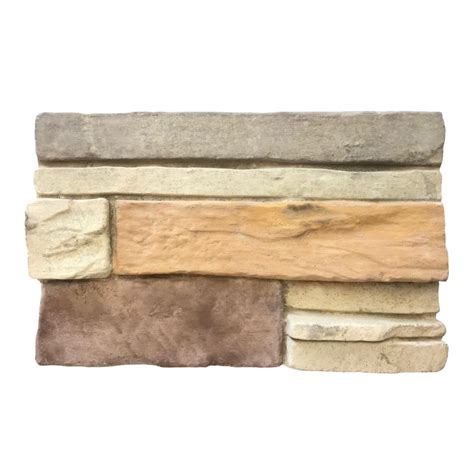 Adorn Desert Tan 6 In X 8 In Mortarless Stone Veneer Sample Dtflatsp The Home Depot