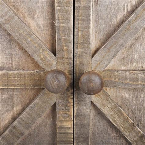 Parisloft Wood Barn Door Picture Frame Distressed Hanging Wooden Photo