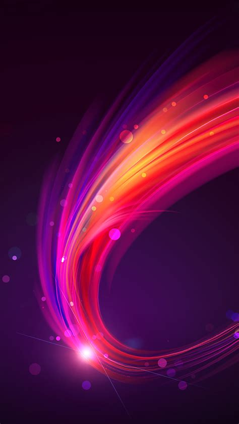 1440x2560 Purple Abstract Waves Samsung Galaxy S6s7