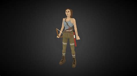Ps1 2014 Lara Croft 3d Model By Antoine Dupuis Gravitybwlast
