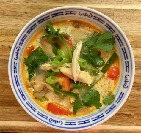 Spicy Thai Coconut Chicken Soup Home Madehome Made