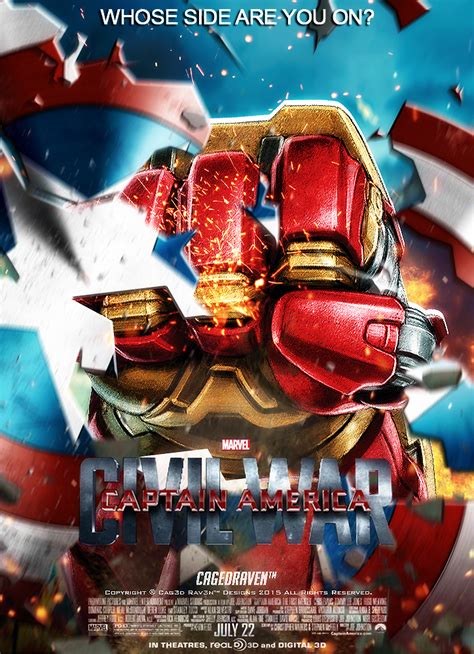 Captain America Civil War Promo Poster 1 By Cag3drav3n On Deviantart