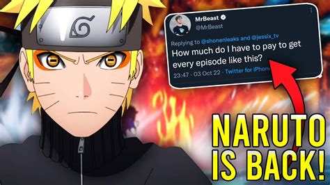Naruto Is Coming Back Youtube