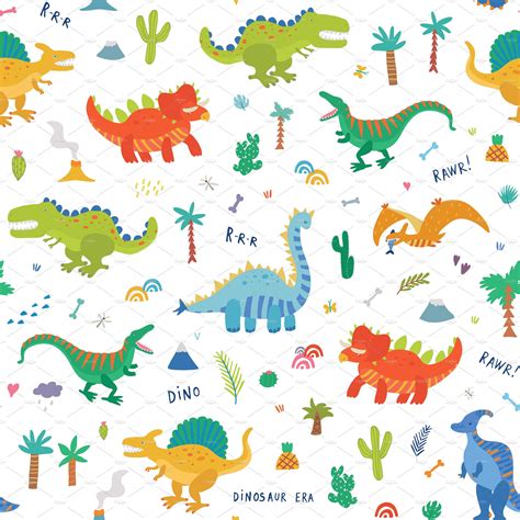 Download Cute Dinosaur Pattern Casetify Iphone Art Design By Hollyn