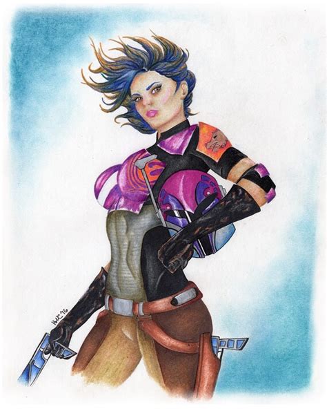 Sabine Wren Star Wars Fan Art Print