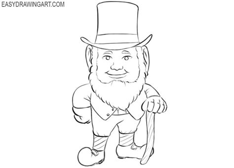 How To Draw A Leprechaun Easy Funny Easy Drawings Drawings Leprechaun