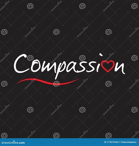 Compassion Word Cloud And Hand With Marker Concept Royalty Free Stock