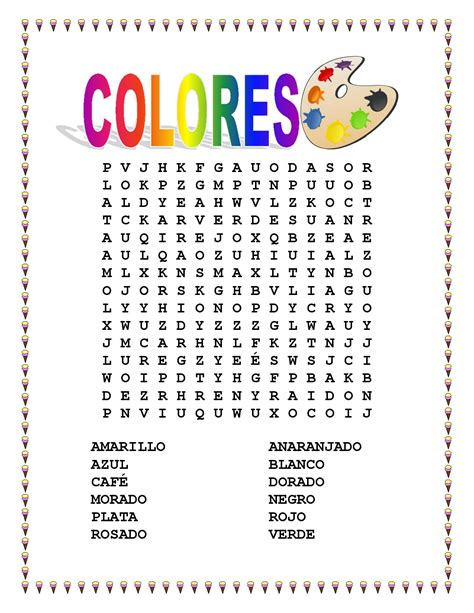 Printable Spanish Word Search Puzzles Word Search Pri