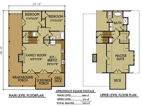 Lake house floor plans are often designed for recreational purposes, and therefore, they have many different elaborate architectural details to fit this description. 3 Bedroom Small Sloping Lot Lake Cabin by Max Fulbright