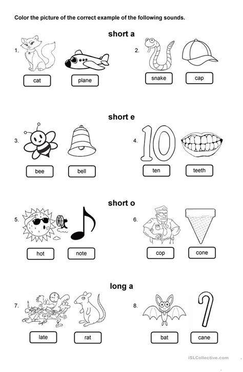 Short Vowel Sounds Worksheet Free Esl Printable Worksheets Made By Teachers