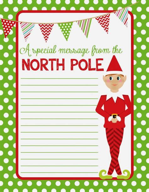 Template Free Elf On The Shelf Printables
