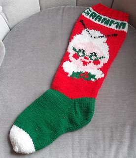 Download in under 30 seconds. Ravelry: Mrs Claus Christmas Stocking pattern by Mary Maxim