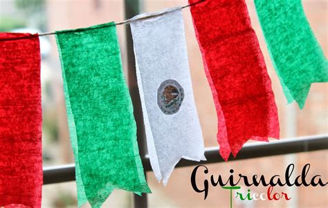Guirnalda Tricolor Para Celebrar La Independencia De México Mexican