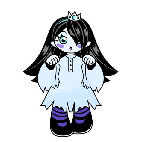 Premium Vector Character Ghost Girl Anime Style