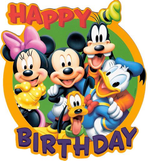 Images Png Happy Birthday Mickey Mouse Png