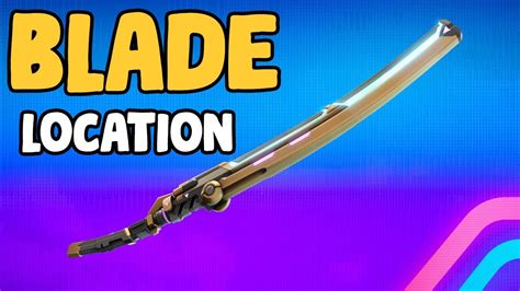 Fortnite Kinetic Blade Locations In Chapter 4 Season 2 Youtube