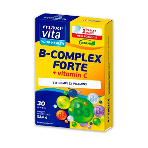 Vitamina B Complex Forte Vitc 120mg Tabn30 Maxivita