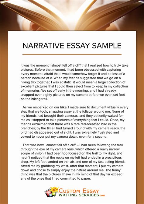 Personal Narrative Essay Examples Telegraph