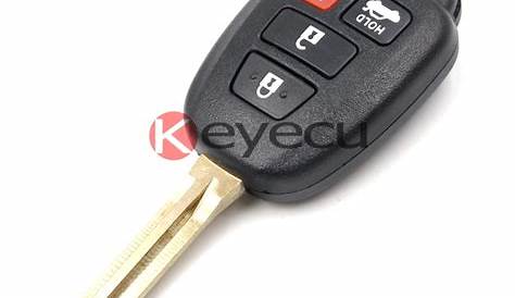 KEYECU New Keyless Entry Remote Car Key Fob H Chip for 2014 2016 Toyota