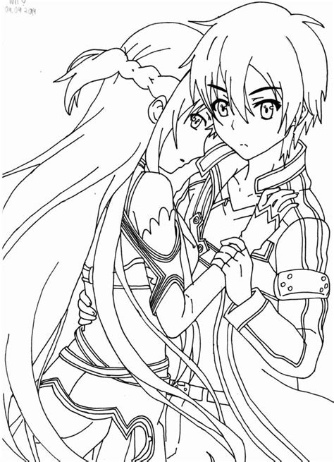 Sword Art Online Ii Anime Coloring Pages Printable New Sword Art Line