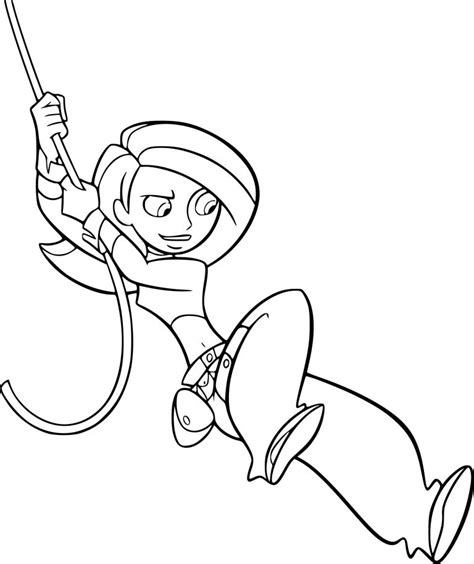 Kim Possible Coloring Page Free Printable Coloring Pages On Coloori Com