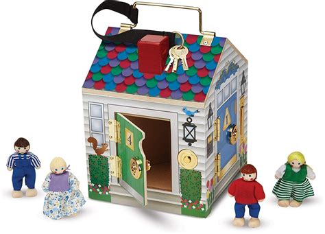 Buy Melissa And Doug Wooden Doorbell House Busy Board Wooden Toy