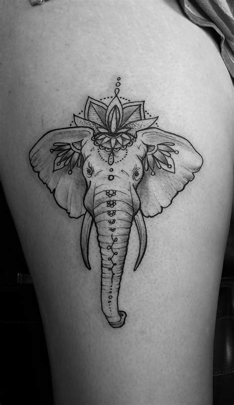 Fancy Elephant Tattoo Tattoos Elephant Tattoo Animal Tattoo