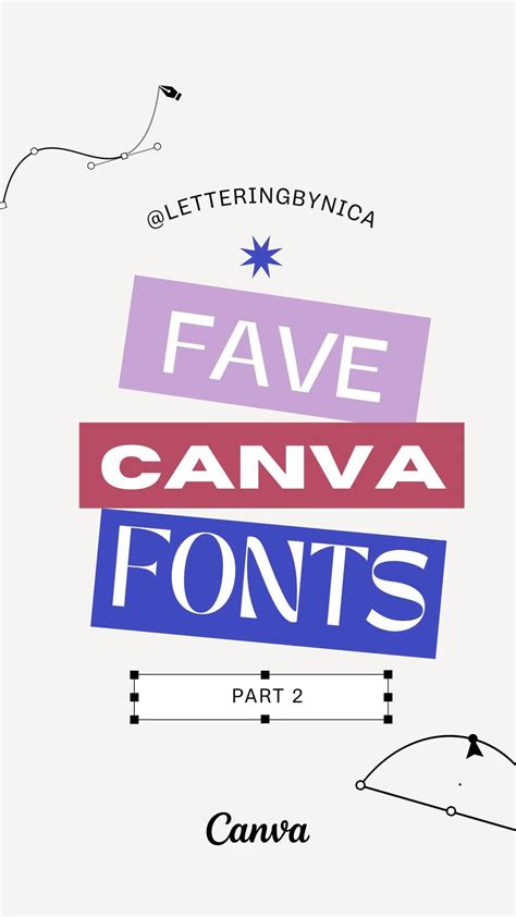 Trendy Favorite Canva Fonts Typography Typeface For Design Artofit