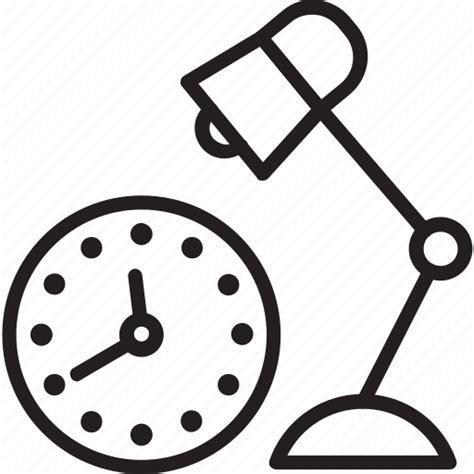 Study Lamp Time Management Icon Download On Iconfinder