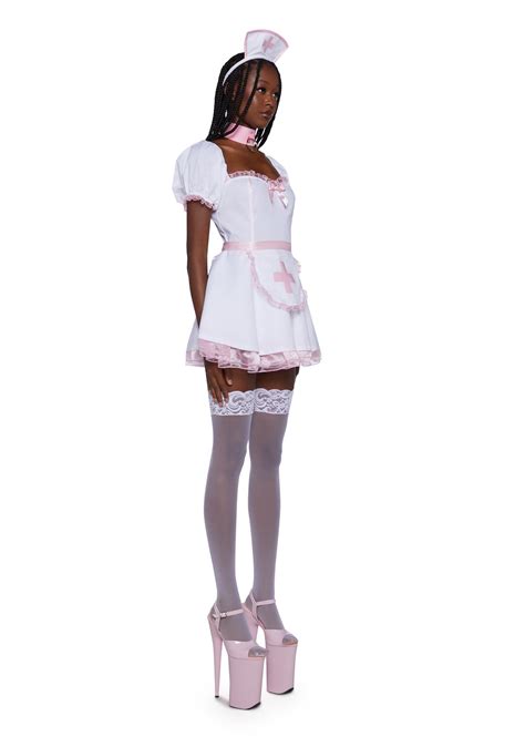 Trickz N Treatz Sexy Nurse Costume Whitepink Dolls Kill
