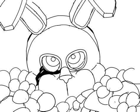 Spring Bonnie Fnaf Coloring Page For Kids Free Five Nights At Freddy S