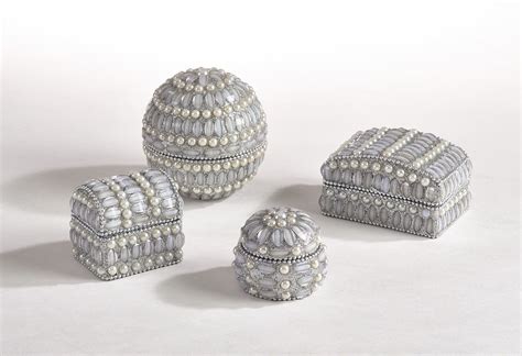 Studded Pearl Jewelry Boxes Pearl Jewelry Jewelry Jewelry Box