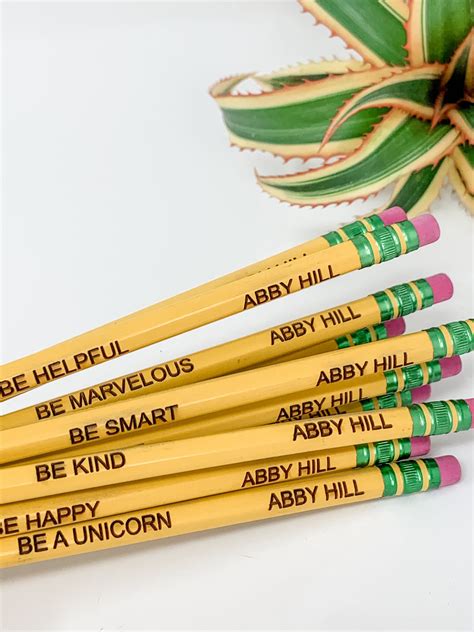 Engraved Pencils Kids Engraved Pencils Ticonderoga® Pencils | Etsy | Engraved pencils, Great 