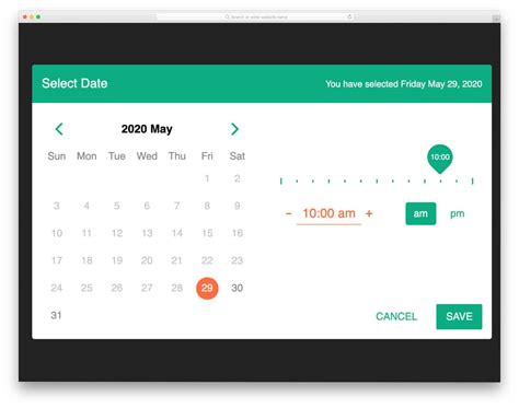 Bootstrap Datepicker Examples For All Types Of Forms And Websites