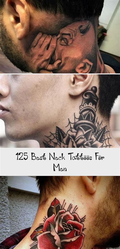 125 Best Neck Tattoos For Men Tattoos And Body Art Neck Tattoo For