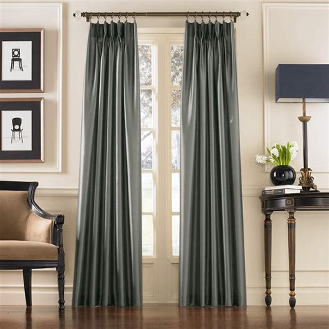 Curtainworks Marquee Faux Silk Pinch Pleat Curtain Panel 30 By 84