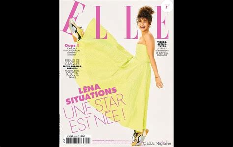 La 2e Une du magazine ELLE avec Léna Situations en couverture