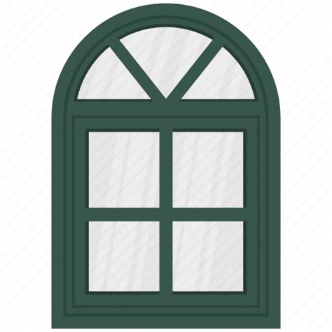 Casement window, house window, window, window case, window frame icon