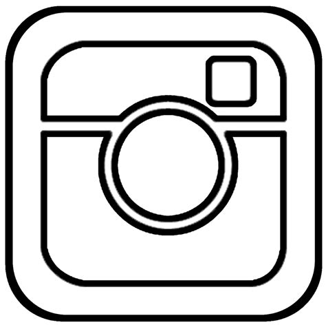 Instagram Logo Black And White 