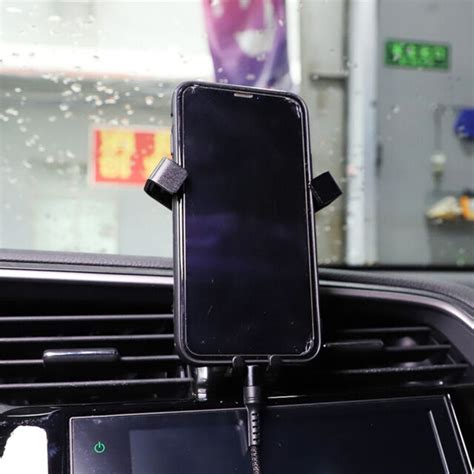 Black Car Air Vent Mount Cradle Phone Holder Stand For Honda Civic 2016