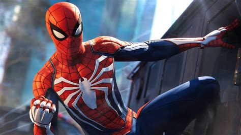 Spider Man Ps4 Hombre Araña Con Mano Empuñada Fondo De Pantalla 4k Hd