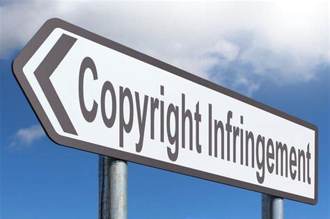 Copyright Infringement - Free of Charge Creative Commons Highway Sign image
